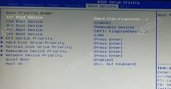 U盘启动（教你如何在BIOS中设置U盘启动项，让你的电脑从U盘启动）