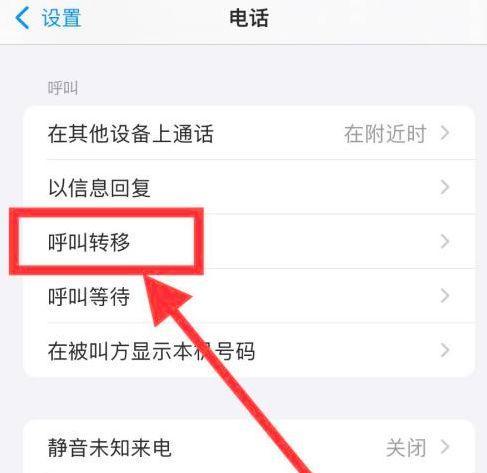 如何将苹果呼叫转移到另一个号码（简易步骤教你将苹果呼叫转移到其他号码）
