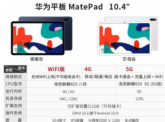 华为matepad11详细参数有哪些？如何选购适合自己的版本？