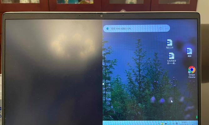 电脑半黑屏时为何还有声音？