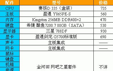 300元全套电脑配置性能如何？