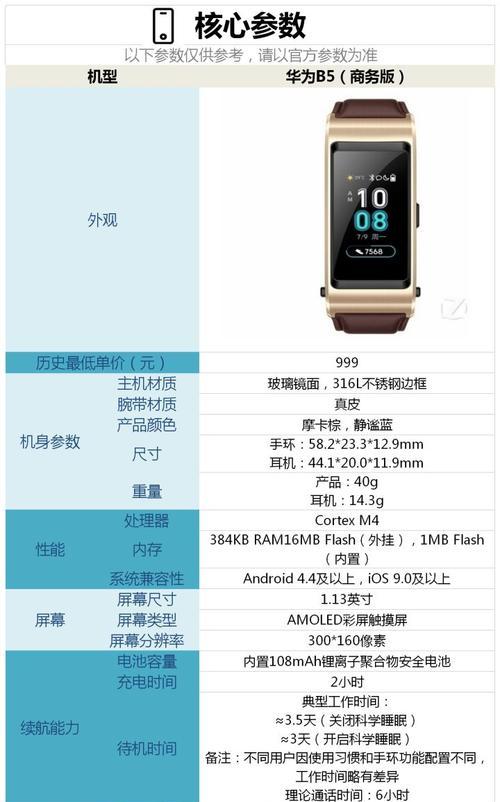 华为b6手环如何配置参数？配置参数后如何使用各项功能？